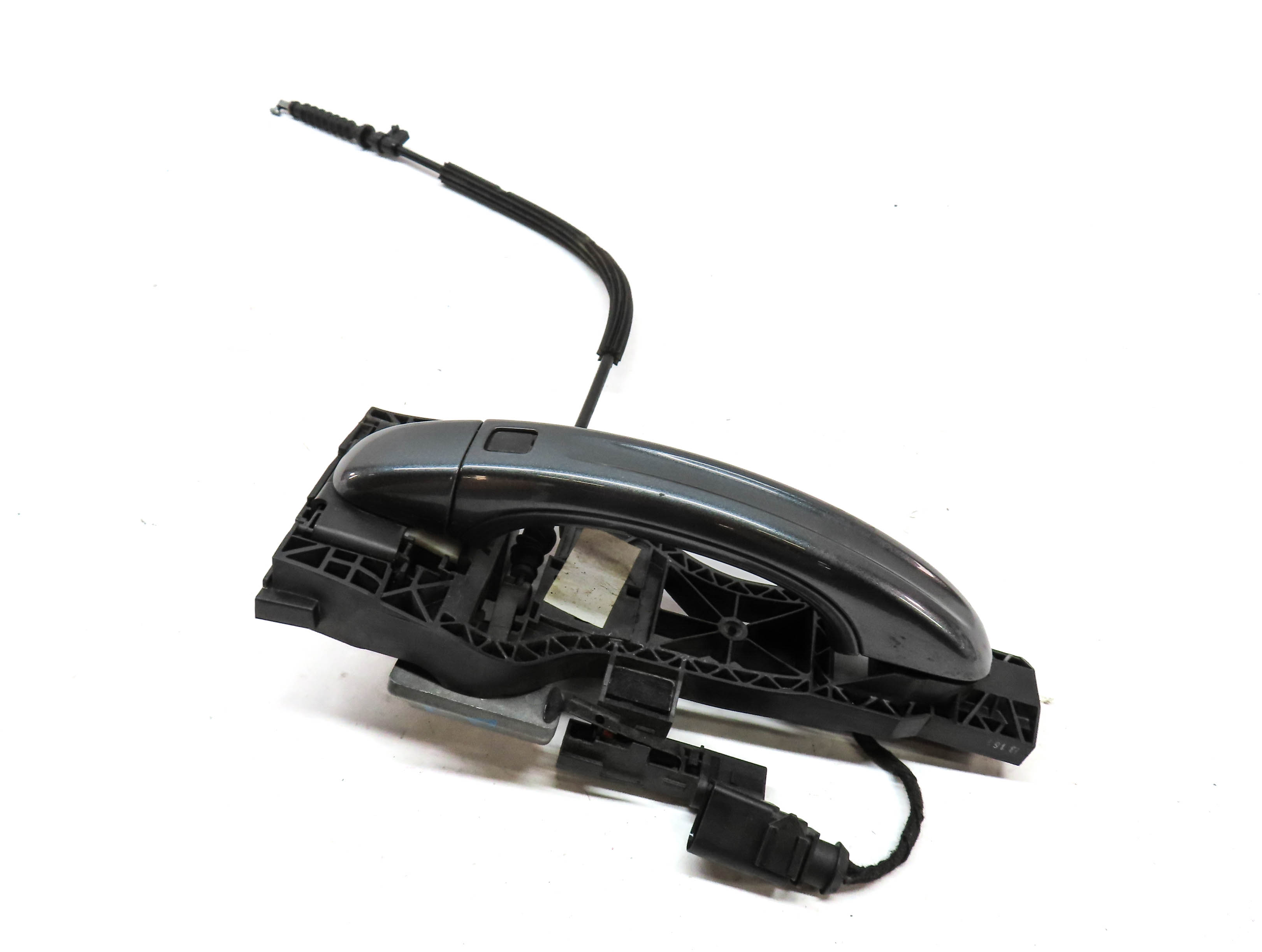 2007-2015 AUDI Q7 (4L) LEFT REAR KEYLESS EXTERIOR DOOR HANDLE (Gray) — exact item pictured